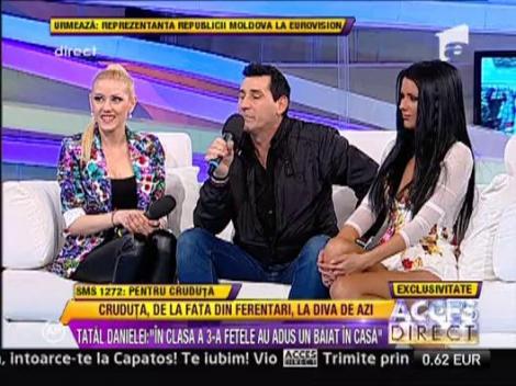 Daniela Crudu: "Tata m-a dat cu capul de tabla cand chiuleam in clasa a 4-a"