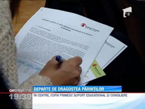 Mii de parinti din Romania isi vad copiii doar de sarbatori