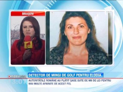 Elodia a fost "cautata" cu un aparat de gasit mingi de golf