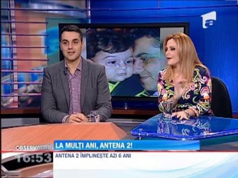 Antena 2 sarbatoreste sase ani de existenta
