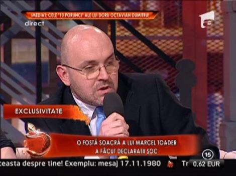 Medicul lui Marcel Toader: "Sanatatea lui Marcel Toader nu are legatura cu divortul"