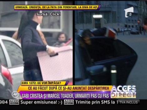 Gabriela Cristea si Marcel Toader, urmariti pas cu pas