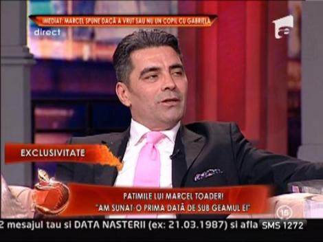 Marcel Toader: "Am cunoscut-o pe Gabi la o petrecere, la mine la club"