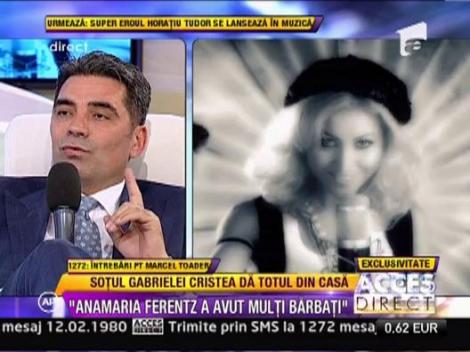 Marcel Toader da totul din casa: "AnaMaria Ferenz a renuntat la o sarcina"