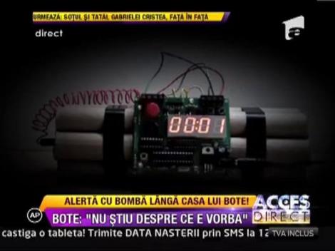 Alerta cu bomba langa casa lui Catalin Botezatu!