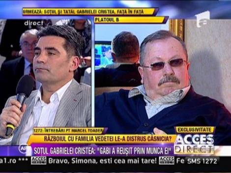 Marcel Toader: "Tatal Gabrielei Cristea abereaza"
