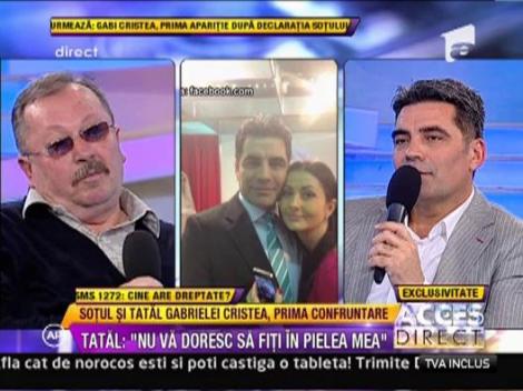 Tatal Gabrielei Cristea catre Marcel Toader: "Nu va doresc sa fiti in pielea mea"