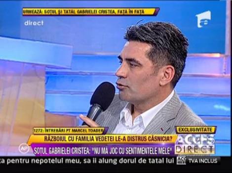 Marcel Toader, catre tatal Gabrielei Cristea: "Cum sa-ti acuzi fata ca e criminala?"