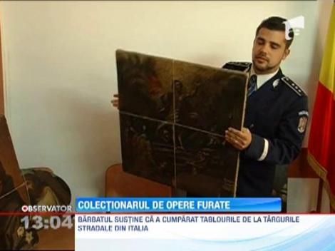 Patruzeci de tablouri si icoane furate din mai multe biserici din Italia au fost gasite in casa unui barbat din Sibiu