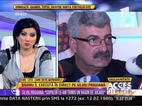 Adriana Bahmuteanu: "Copiii mai bine traiesc la mine decat sa sa auda tipe in casa lui Prigoana"