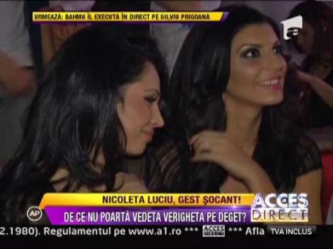 Nicoleta Luciu nu mai poarta verigheta pe deget