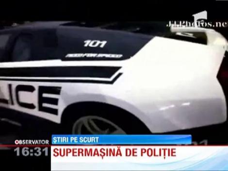 Cea mai scumpa masina de politie din lume