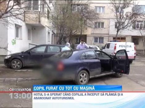 Iasi, Romania, 2013: Masina furata cu tot cu copil!