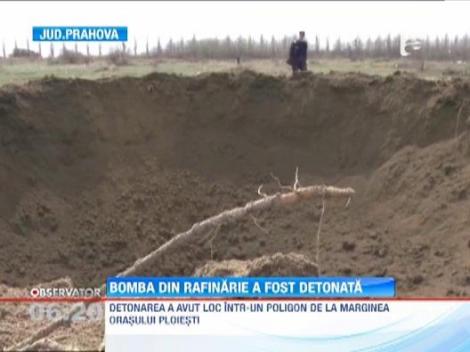 Bomba de o jumatate de tona a fost detonata cu succes