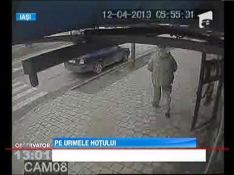 Politistii sunt pe urmele individului care a furat o masina cu tot cu copil