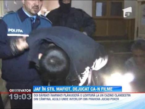 UPDATE / Jaf in stil mafiot, oprit de politisti