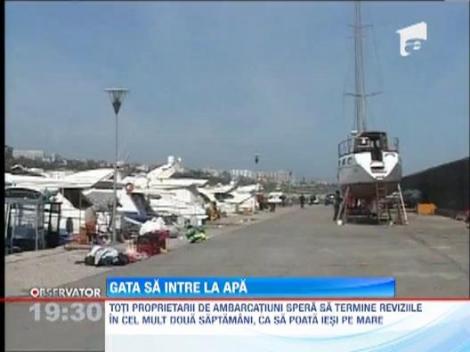 In Portul Tomis au inceput reviziile la yaht-uri si barci