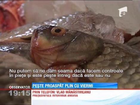 Peste proaspat infestat cu viermele sarma