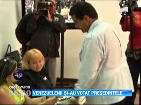 Venezuelenii au votat pentru un nou presedinte