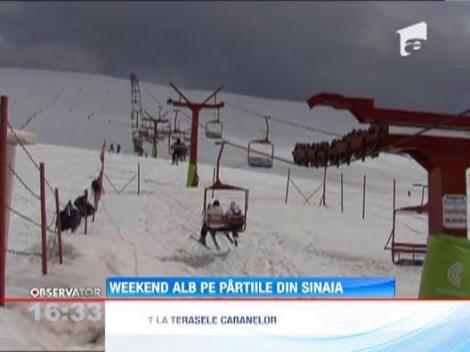 Weekend alb pe partiile din Sinaia