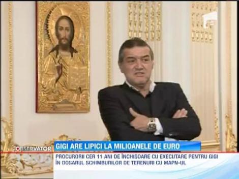 Gigi Becali este mai bogat cu un milion de euro, dupa ce a castigat procesul cu Primaria Capitalei
