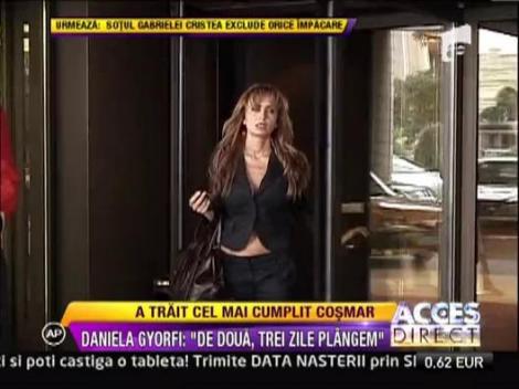 Daniela Gyorfi, cosmar in avion