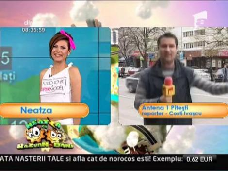 Adriana Mitran, candidata "Vecina de la Neatza", prezinta rubrica Meteo