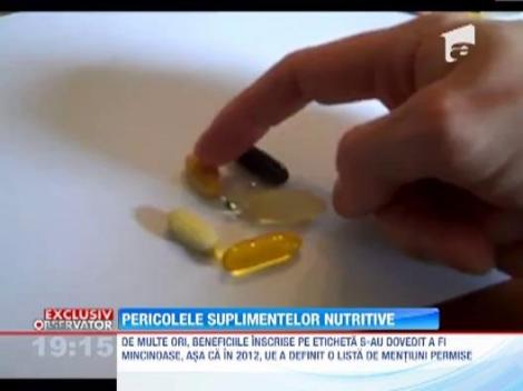 Pericolele din suplimentele alimentare