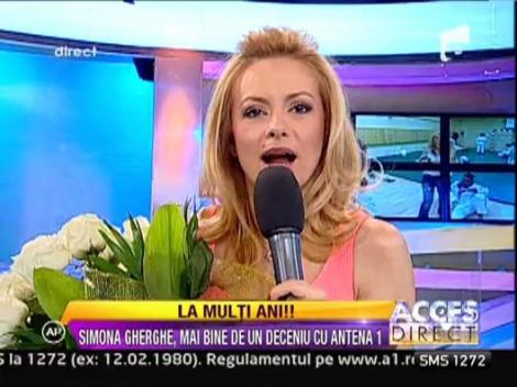 Simona Gherghe, mai bine de un deceniu de Antena 1!