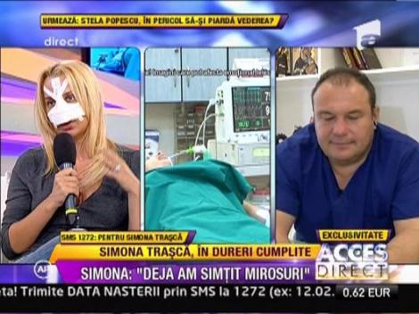 Marek Valcu, medic estetician: "Nasul Simonei Trasca va ramane umflat cateva luni"
