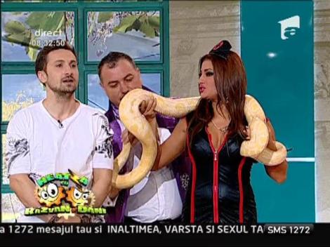 Magicianul Christianis, cu tarantula in platou!