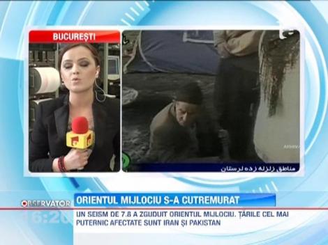 Un cutremur cu magnitudinea de 7,8 pe scara Richter a zguduit Orientul Mijlociu