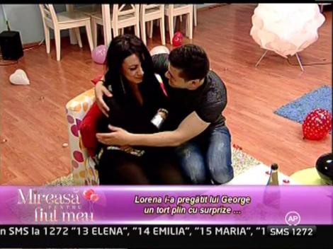 Lorena i-a pregatit un tort cu usturoi lui George