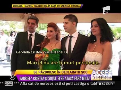 Intre Gabriela Cristea si Marcel Toader nu pare sa mai existe cale de intoarcele!