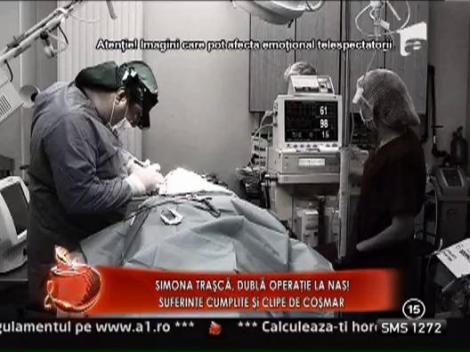 Simona Trasca si-a riscat viata pentru un nas perfect!