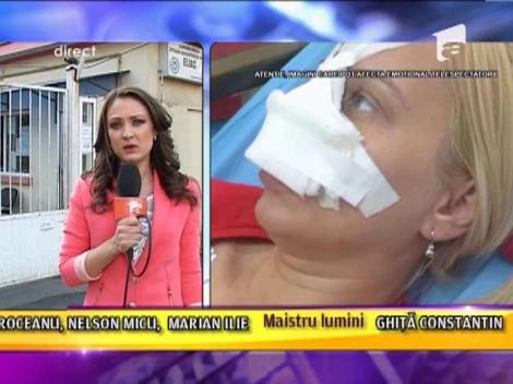 Simona Trasca a ajuns din nou la spital