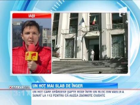 Spargere de cascadorii rasului la Vaslui. Un hot a fost prins dupa ce s-a speriat de niste sunete suspecte