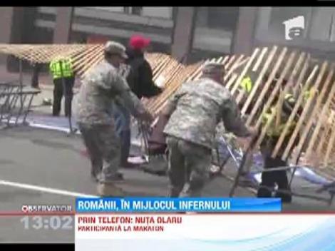 Andrei Fluerasu si Nuta Olaru au terminat cursa de la Boston cu cateva minute inainte de producerea exploziilor