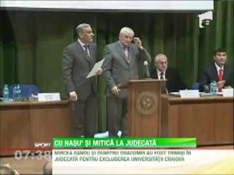 Mircea Sandu si Dumitru Dragomir, trimisi in judecata pentru excluderea Universitatii Craiova
