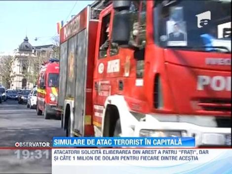Simulare de atac terorist in Capitala