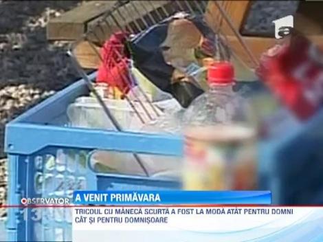 Vremea frumoasa i-a scos pe localnicii din Targul Mures in parcuri