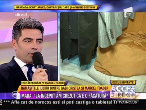 Marcel Toader: "In viata Gabrielei Cristea exista o persoana care o influenteaza"