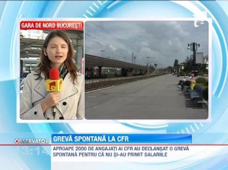 Greva spontana la CFR