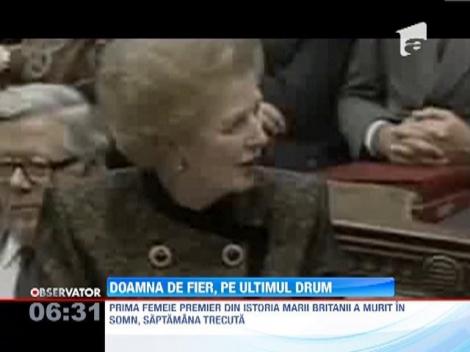 Margaret Thatcher va fi condusa, astazi, pe ultimul drum