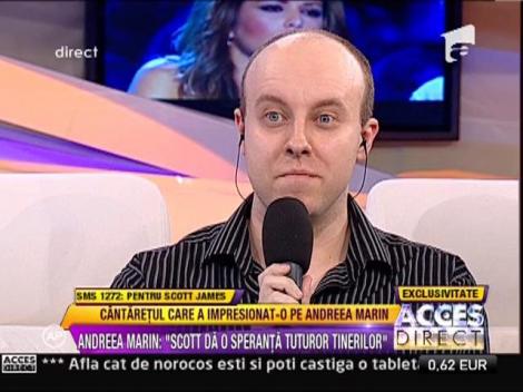 Scott James, cataretul care a impresionat-o pe Andreea Marin