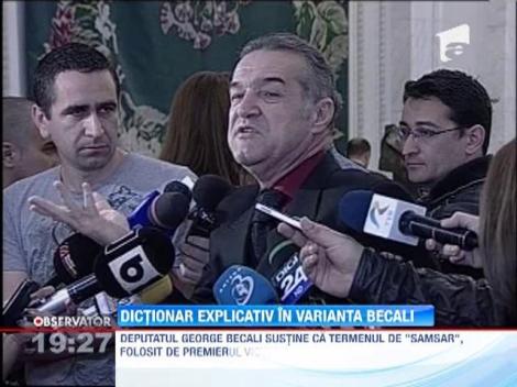 Gigi Becali face apologia samsarilor