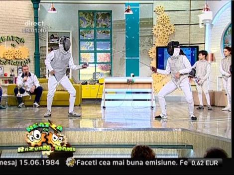 Demonstratie de scrima la Neatza