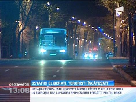 UPDATE / Simulare de atac terorist in Capitala