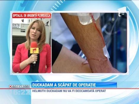 Helmuth Duckadam a scapat de operatie