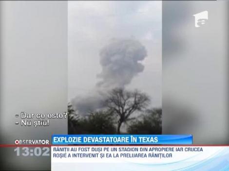 UPDATE / Explozie puternica la o fabrica de ingrasaminte din Texas